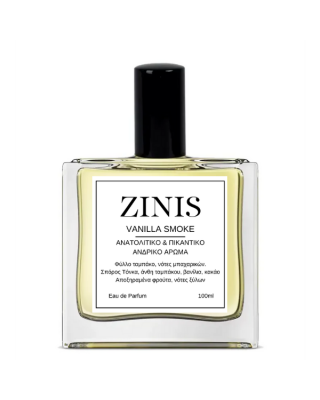 Zinis ανατολίτικο & πικάντικο ανδρικό άρωμα Vanilla Smoke Eau de Parfum 100ml