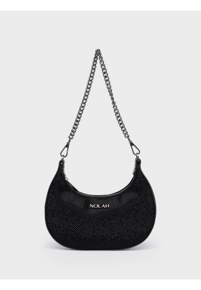 Nolah Γυναικεία Τσάντα ώμου & χιαστί Bossgirl Black Gun