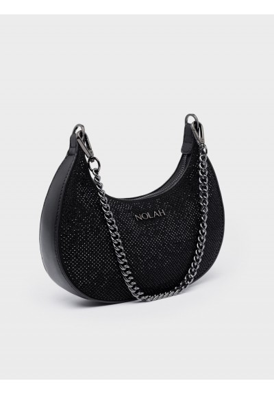 Nolah Γυναικεία Τσάντα ώμου & χιαστί Bossgirl Black Gun