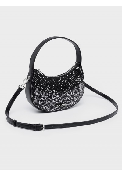 Nolah Γυναικεία Τσάντα ώμου & χιαστί Lunar White Silver