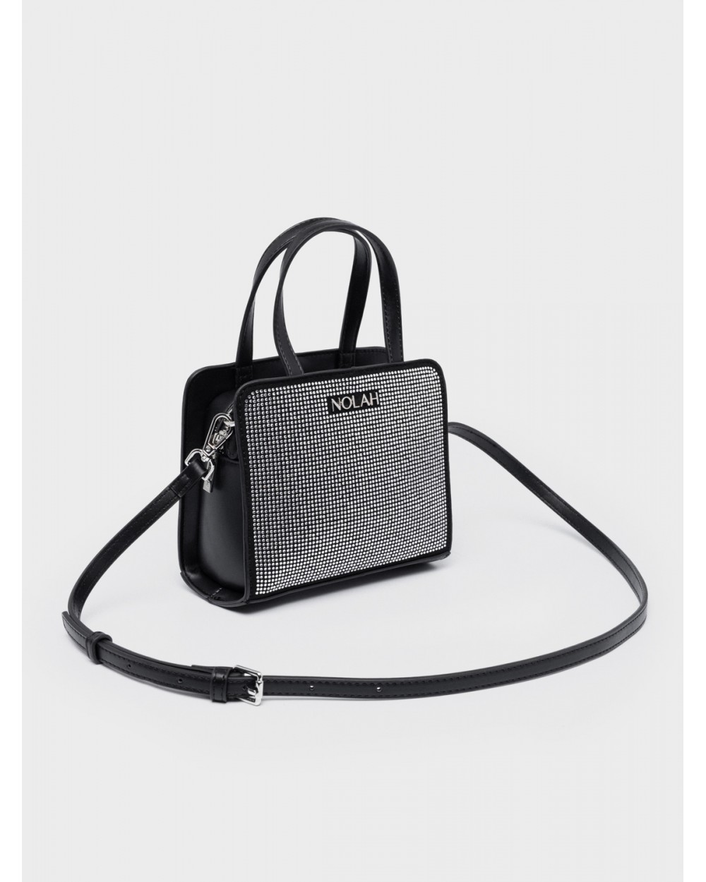 Nolah Γυναικεία Τσάντα ώμου & χιαστί Lady White Silver Γυναικείες Τσάντες