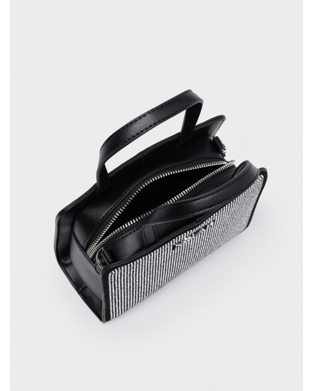 Nolah Γυναικεία Τσάντα ώμου & χιαστί Lady White Silver Γυναικείες Τσάντες