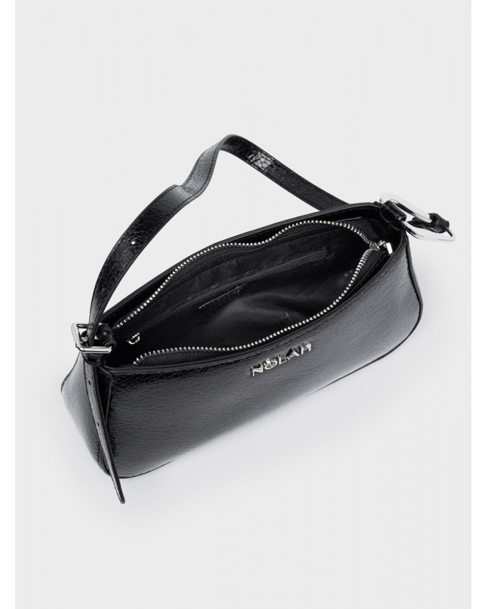 Nolah Γυναικεία Τσάντα ώμου & χιαστί Siara Black Silver Γυναικείες Τσάντες