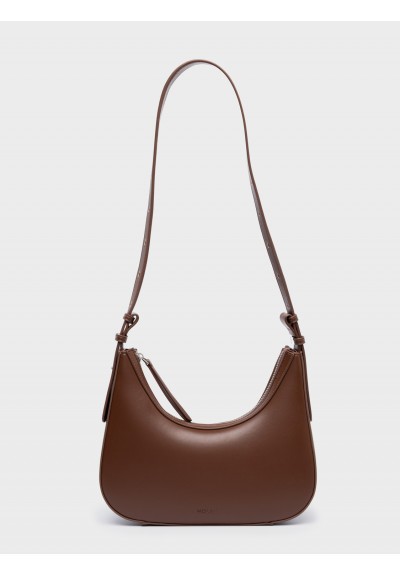 Nolah Γυναικεία Τσάντα ώμου Elina Brown Silver