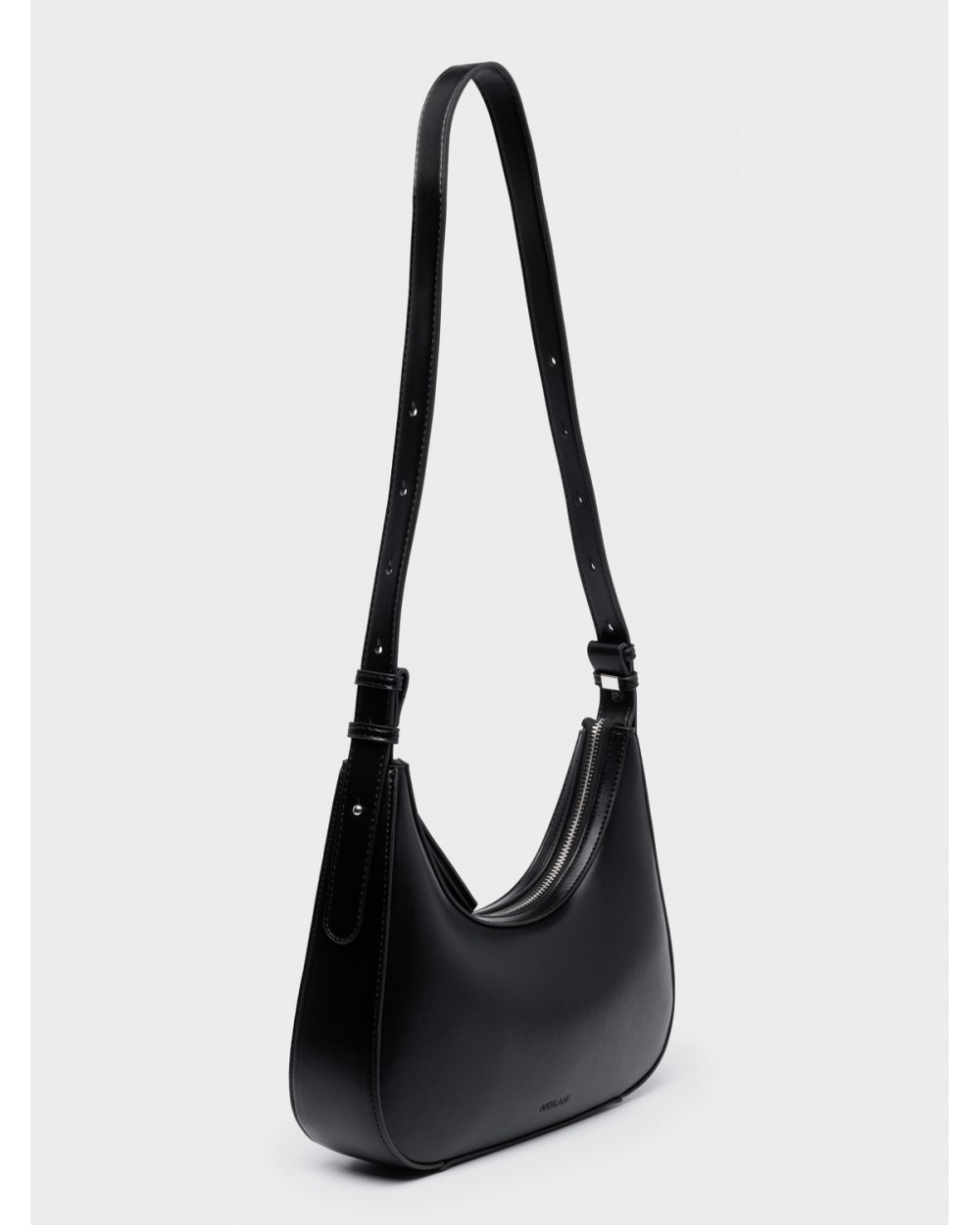 Nolah Γυναικεία Τσάντα ώμου Elina Black Silver Γυναικείες Τσάντες