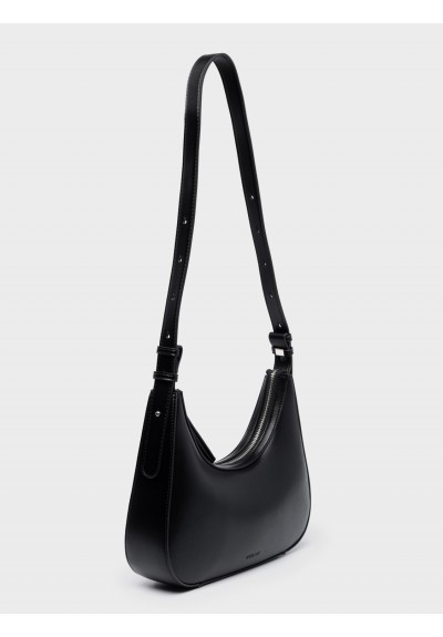 Nolah Γυναικεία Τσάντα ώμου Elina Black Silver