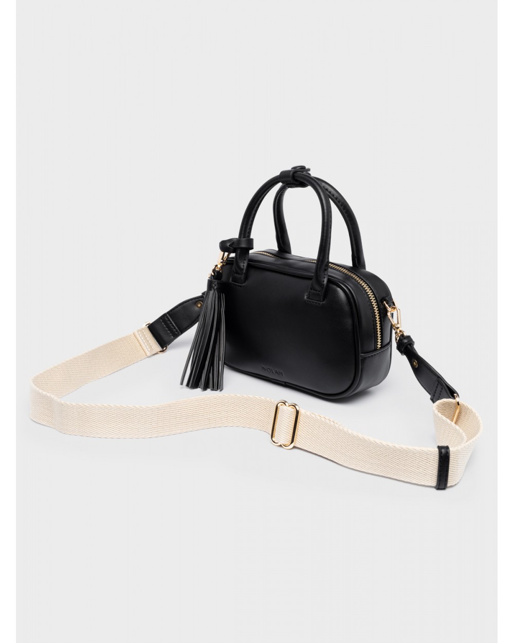 Nolah Γυναικεία Τσάντα ώμου & χιαστί Laura Black Gold Γυναικείες Τσάντες