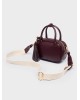 Nolah Γυναικεία Τσάντα ώμου & χιαστί Laura Burgundy Gold Γυναικείες Τσάντες