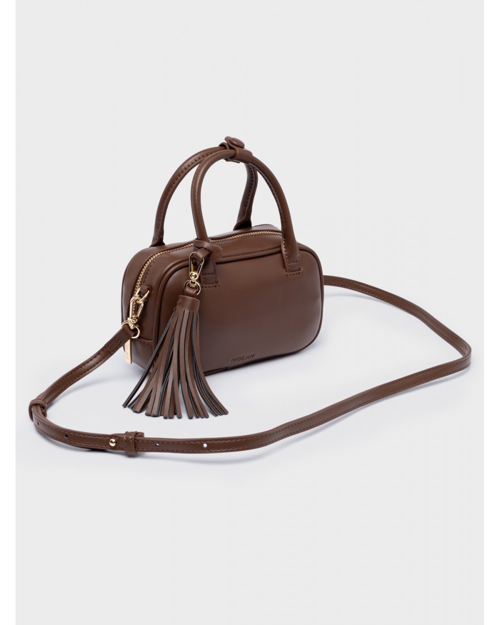 Nolah Γυναικεία Τσάντα ώμου & χιαστί Laura Brown Gold Γυναικείες Τσάντες