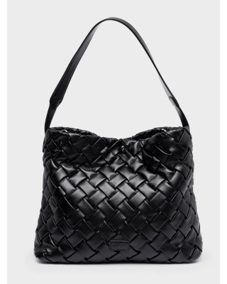 Nolah Γυναικεία Τσάντα ώμου & χιαστί Gemma Black Silver