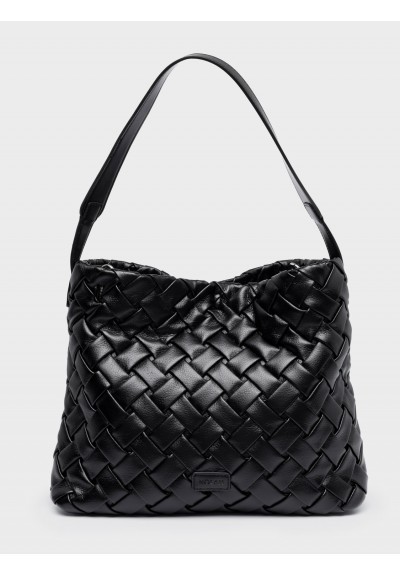 Nolah Γυναικεία Τσάντα ώμου & χιαστί Gemma Black Silver