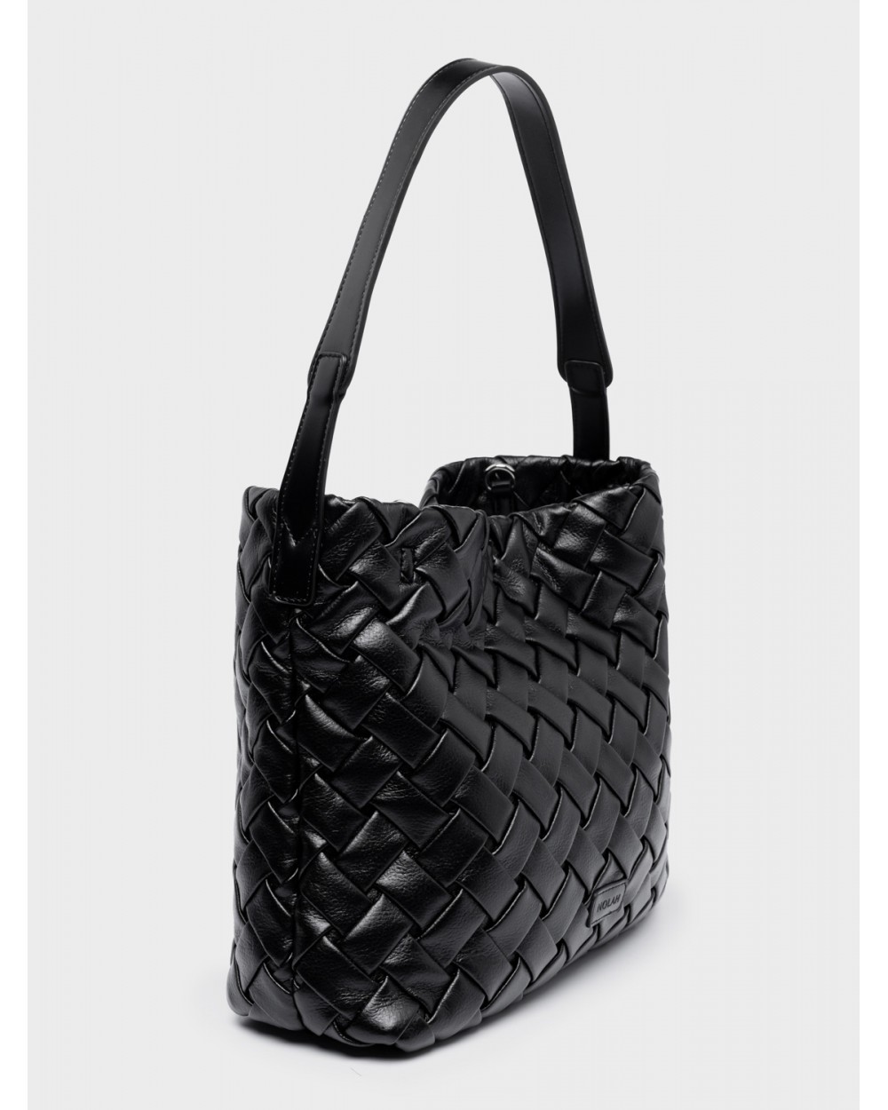 Nolah Γυναικεία Τσάντα ώμου & χιαστί Gemma Black Silver Γυναικείες Τσάντες