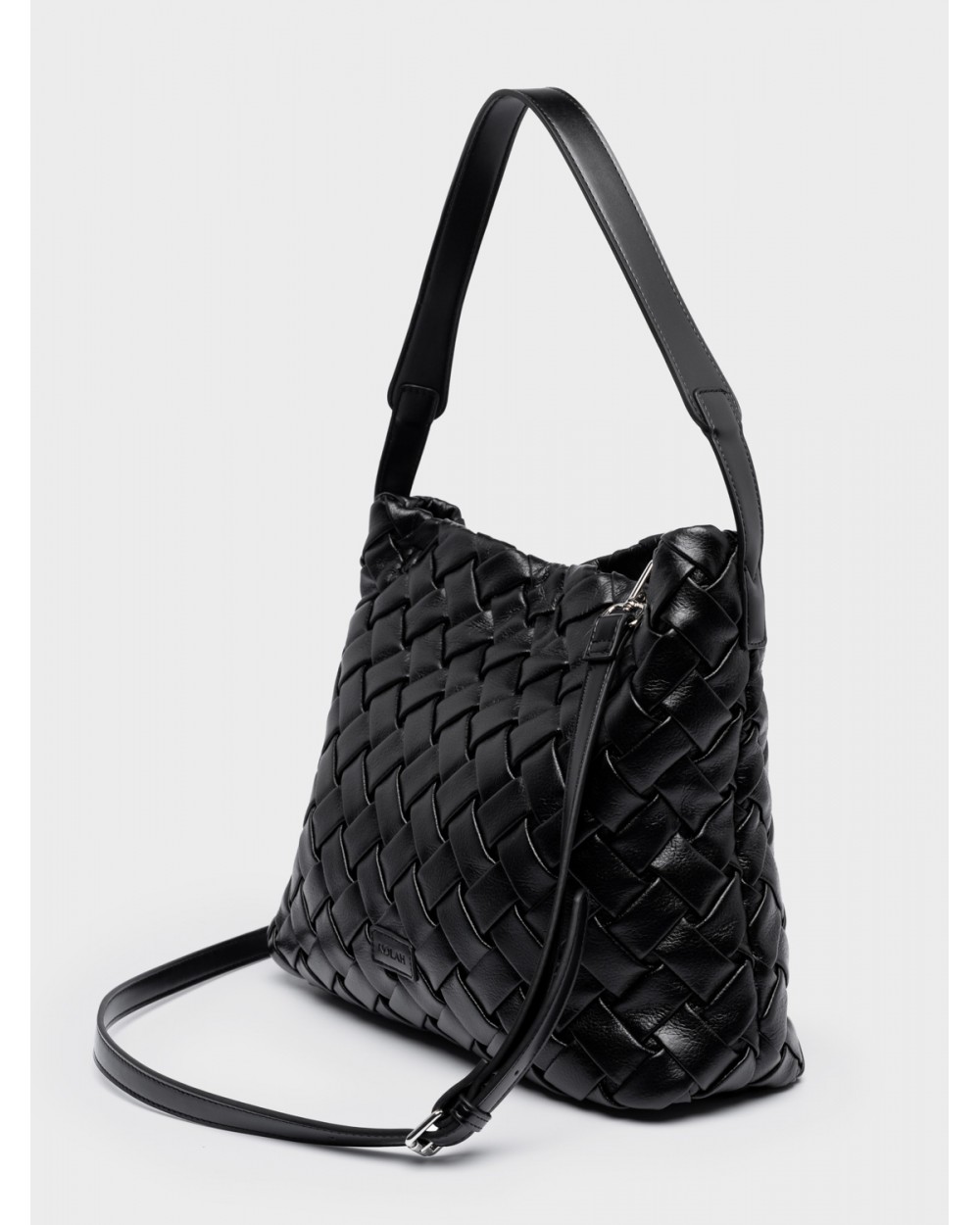 Nolah Γυναικεία Τσάντα ώμου & χιαστί Gemma Black Silver Γυναικείες Τσάντες