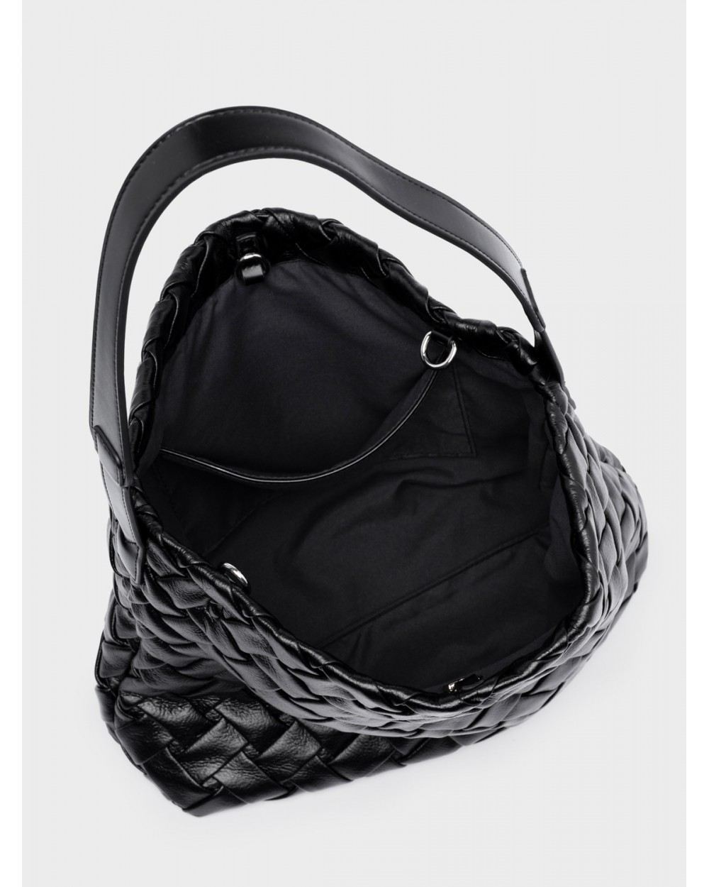 Nolah Γυναικεία Τσάντα ώμου & χιαστί Gemma Black Silver Γυναικείες Τσάντες