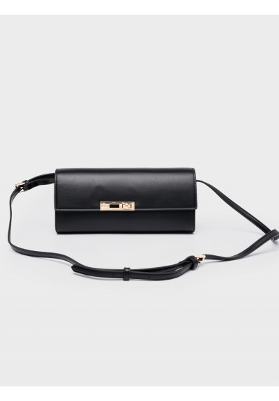 Nolah Γυναικεία Τσάντα ώμου & χιαστί Gabrielle Black Gold