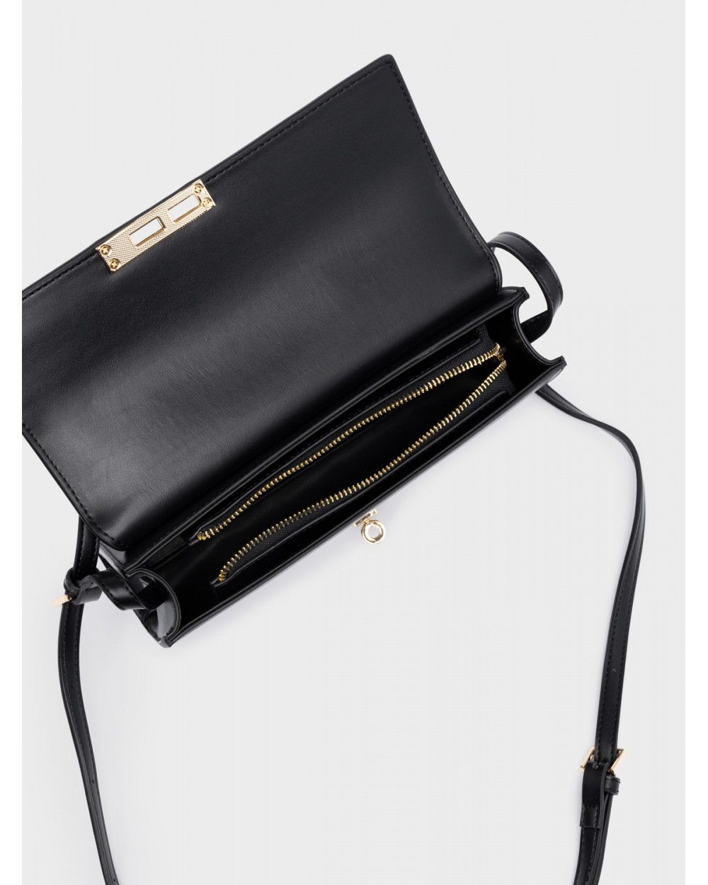 Nolah Γυναικεία Τσάντα ώμου & χιαστί Gabrielle Black Gold Γυναικείες Τσάντες