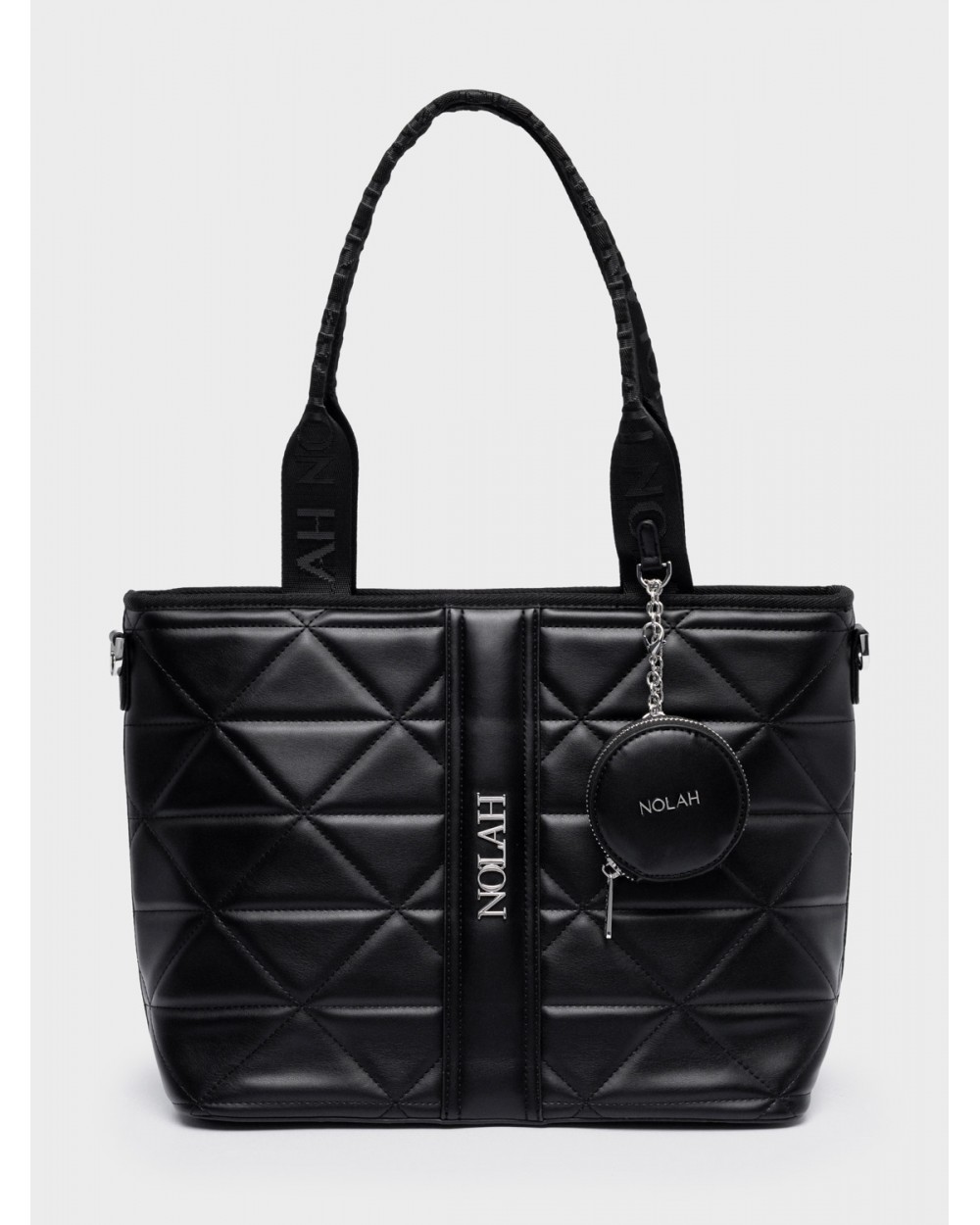 Nolah Γυναικεία Τσάντα ώμου & χιαστί Ava Black Silver Γυναικείες Τσάντες