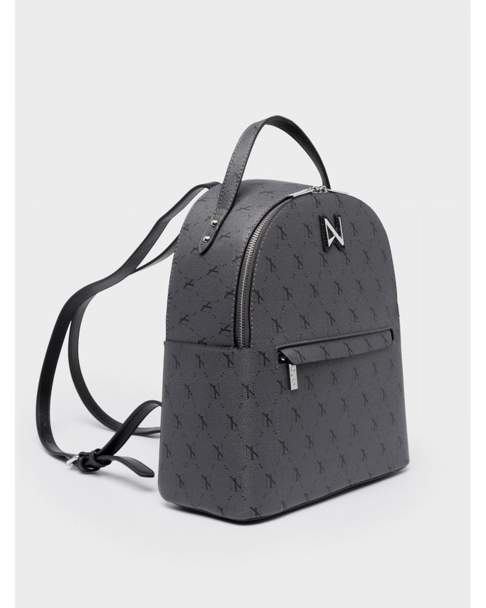 Nolah Γυναικεία Backpack Mckenzie Grey Black Silver Γυναικείες Τσάντες