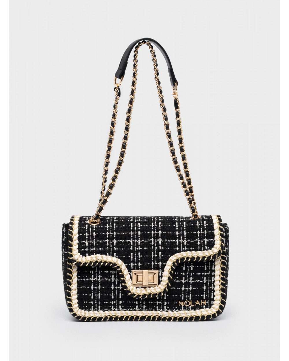 Nolah Γυναικεία Τσάντα ώμου & χιαστί Lenya Black Γυναικείες Τσάντες