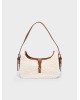 Nolah Γυναικεία Τσάντα ώμου Sheepy Offwhite Brown Γυναικείες Τσάντες