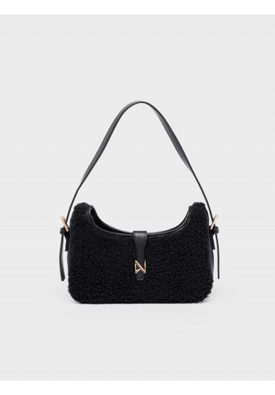 Nolah Γυναικεία Τσάντα ώμου Sheepy Black