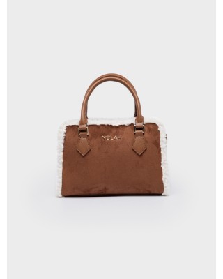 Nolah Γυναικεία Τσάντα ώμου  & χιαστί Autumnleaf Brown Cream