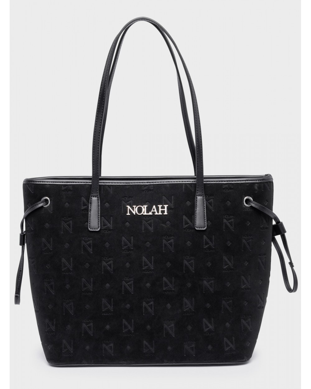 Nolah Γυναικεία Τσάντα ώμου Florence Black Silver Γυναικείες Τσάντες