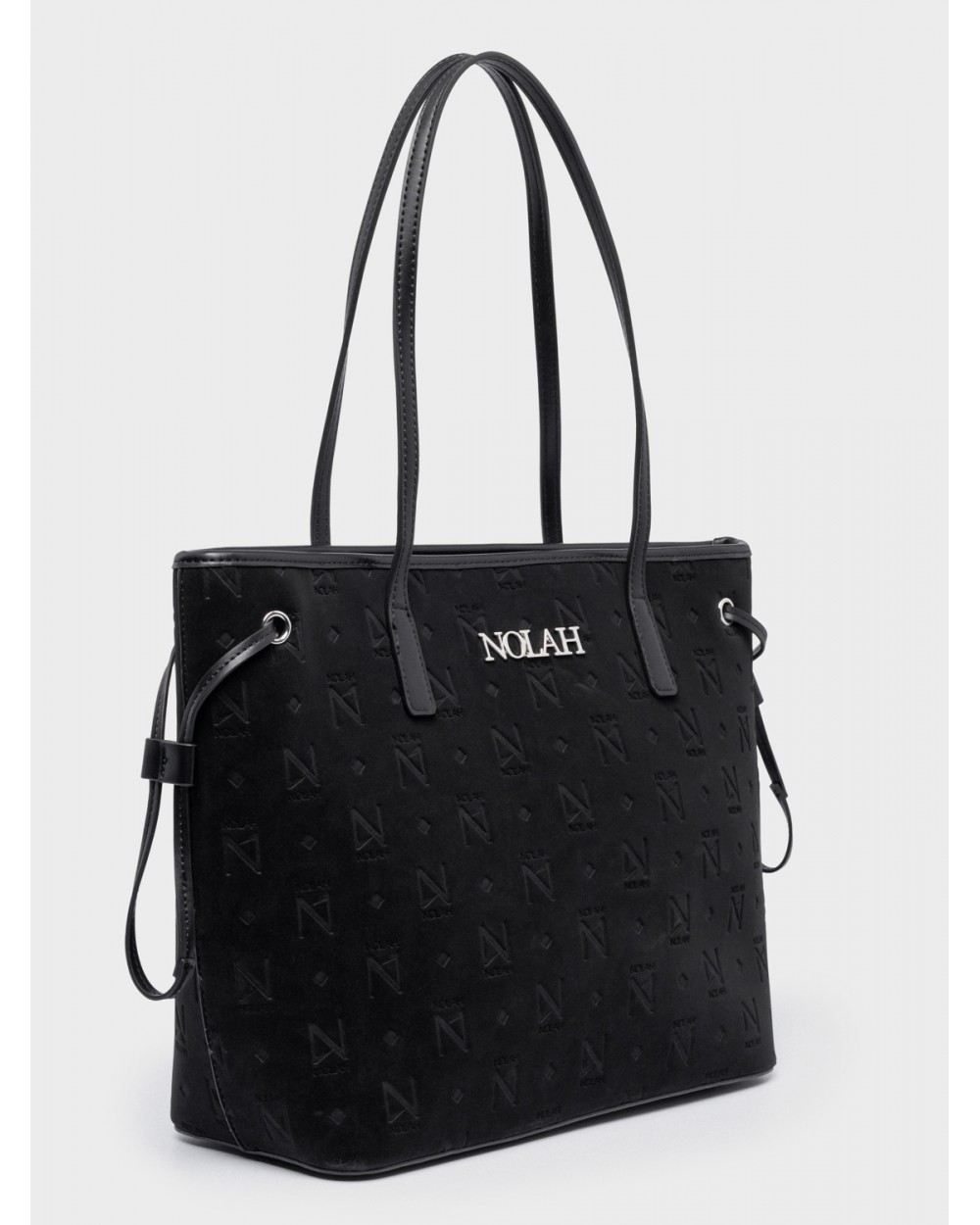 Nolah Γυναικεία Τσάντα ώμου Florence Black Silver Γυναικείες Τσάντες