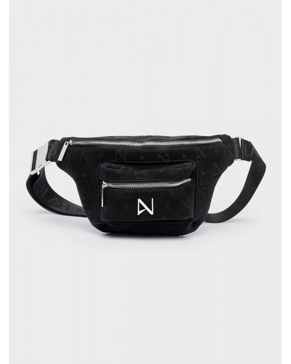 Nolah Γυναικεία Belt Bag Quinn Black Silver Γυναικείες Τσάντες