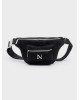 Nolah Γυναικεία Belt Bag Quinn Black Silver Γυναικείες Τσάντες