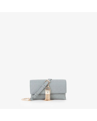 Valentino Γυναικεία Τσάντα Χιαστί Emy VBS9IU17 Γκρι