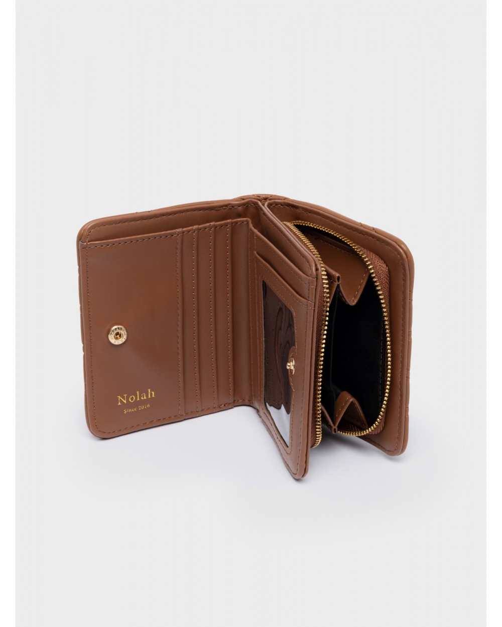 Nolah Γυναικείο Πορτοφόλι Lela Dark Brown Γυναικεία Πορτοφόλια