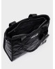 Nolah Γυναικεία Τσάντα ώμου & χιαστί Ryder Large Black Silver Γυναικείες Τσάντες