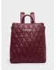 Nolah Γυναικεία Τσάντα Βackpack & χιαστί Rhode Burgundy Silver Γυναικείες Τσάντες