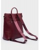 Nolah Γυναικεία Τσάντα Βackpack & χιαστί Rhode Burgundy Silver Γυναικείες Τσάντες