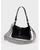 Nolah Γυναικεία Τσάντα ώμου & χιαστί Esme Black Silver Γυναικείες Τσάντες
