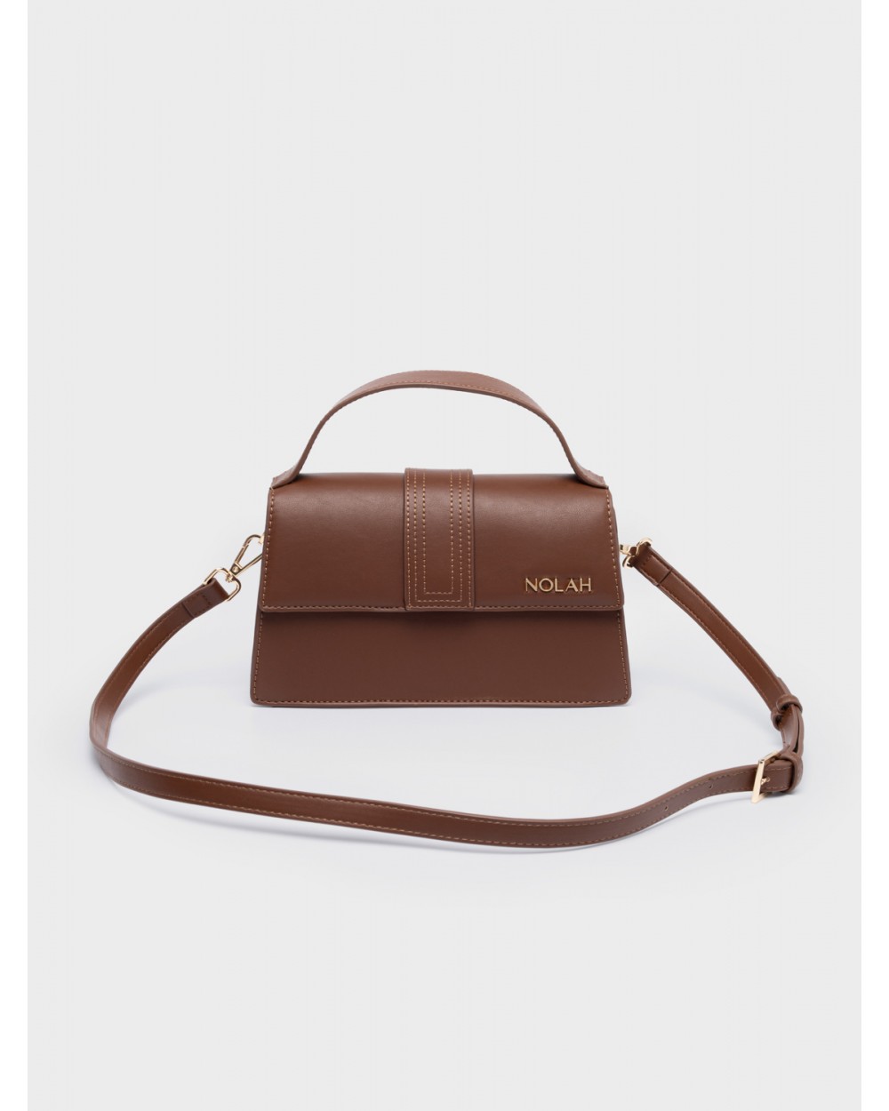 Nolah Γυναικεία Τσάντα ώμου & χιαστί Blake Chocolate Brown Γυναικείες Τσάντες