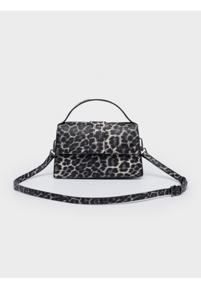 Nolah Γυναικεία Τσάντα ώμου & χιαστί Blake Leopard Black Gun