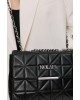Nolah Γυναικεία Τσάντα ώμου & χιαστί Mafalda Black Silver Γυναικείες Τσάντες
