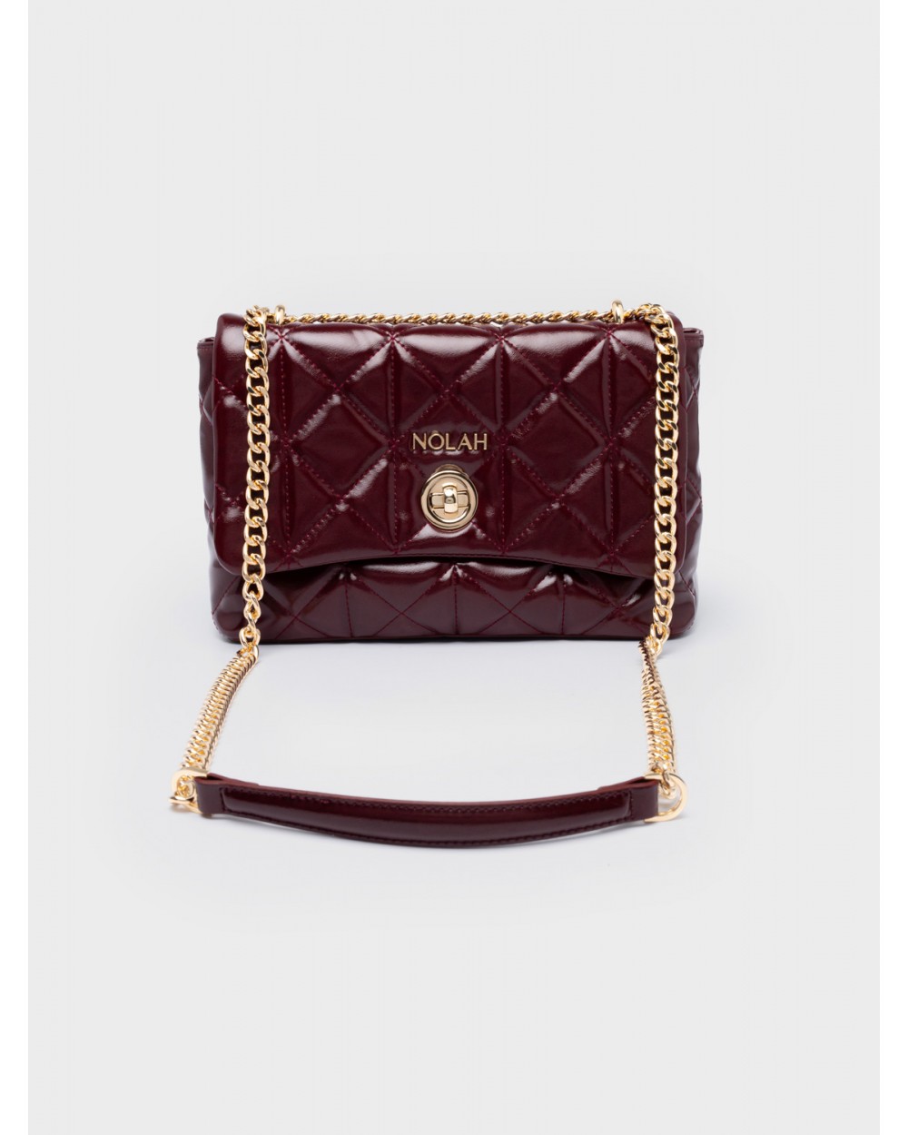 Nolah Γυναικεία Τσάντα ώμου & χιαστί Margiela Burgundy Γυναικείες Τσάντες