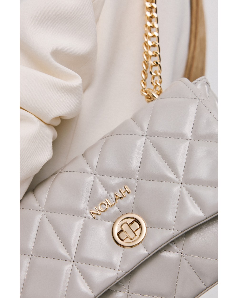 Nolah Γυναικεία Τσάντα ώμου & χιαστί Margiela Grey Γυναικείες Τσάντες