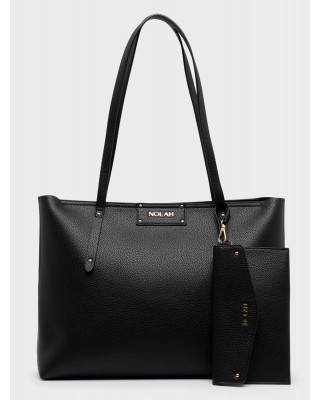 Nolah Γυναικεία Τσάντα ώμου Serenity Black Light Gold