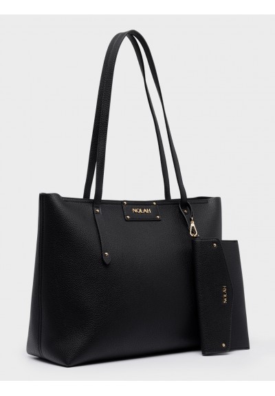 Nolah Γυναικεία Τσάντα ώμου Serenity Black Light Gold