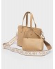 Nolah Γυναικεία Τσάντα ώμου & χιαστί Roma Beige Light Gold Γυναικείες Τσάντες