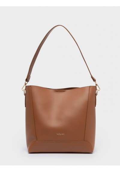 Nolah Γυναικεία Τσάντα ώμου & χιαστί Helios Brown