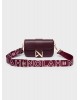 Nolah Γυναικεία Τσάντα ώμου & χιαστί Niki Burgundy Light Gold Γυναικείες Τσάντες