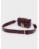 Nolah Γυναικεία Τσάντα ώμου & χιαστί Niki Burgundy Light Gold Γυναικείες Τσάντες