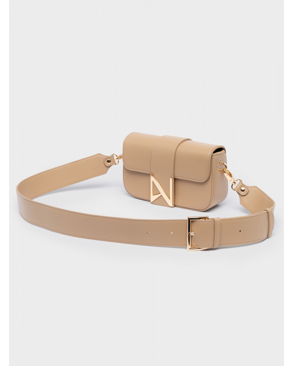 Nolah Γυναικεία Τσάντα ώμου & χιαστί Niki Beige Light Gold Γυναικείες Τσάντες Nolah Γυναικεία Τσάντα ώμου & χιαστί Niki Beige Light Gold Γυναικείες Τσάντες