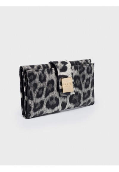 Nolah Γυναικείο Πορτοφόλι Mariah Grey Leopard