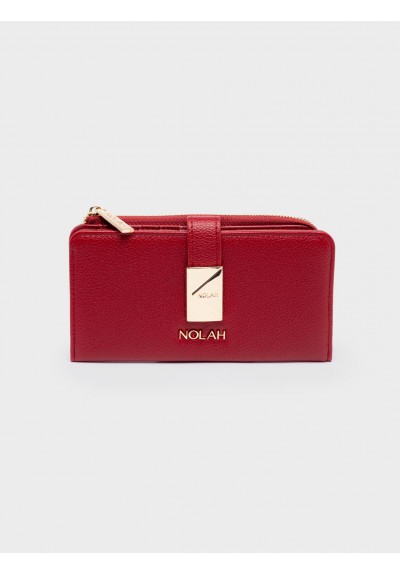 Nolah Γυναικείο Πορτοφόλι Savvina Red Light Gold